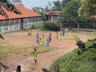 An elementary school in a nearby village