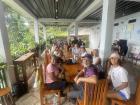Dili Saturday Walkers enjoying lunch at Dare Cafe after a hike