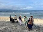 Beach clean-up activity 