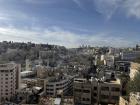 Neighborhood where locals and refugees live in Amman