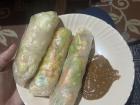 I love making spring rolls!