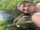 Visited a monkey sanctuary in Ghana!