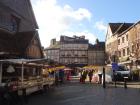 The weekly produce market in Honfleur