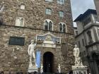 Palazzo Vecchio symbolism on the building's entrance