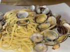 Although this isn't a typical dish of Tuscany, Spaghetti alla vongole is an amazing dish with pasta and clams 