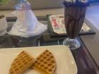 Accra is the capital of Ghana. Accra has many restaurants, and there are more options for food there. When I am in Accra, I like to have desserts like chocolate milkshakes
