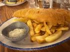 This is a plate of fish and chips—absolutely delicious!