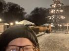 Enjoying a quiet evening in the snowy English Garden (Englisher Garten)