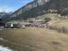 Snapshot of the Alps during a train ride near Vals, Austria