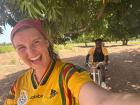 12 mile bike ride with my students to pick up fencing for the school garden