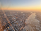 A view of New York out of the plane window