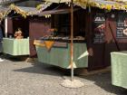 The Easter market in Náměstí Republiky (pronounced "NAHM-yes-tea Republicky") is much smaller than some of the other ones, but I pass this one every day on my way to class