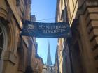 We walked past St. Nicholas Market, which is a popular place to get food
