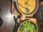 The food in Shenzhen was delicious, and my friends and I were able to eat five dishes for five dollars each because the food is so cheap (coconut hot pot was my favorite)