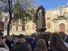 Float of the Virgin Mary in Toledo, Spain