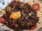 Jajangmyeon may look very interesting to eat, but it is actually a black bean paste and noodles 