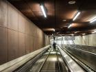 At some metro stations, you have to ride long escalators deep underground to reach the platform. The stations are built so far below the surface because the metro lines run beneath the Danube River, connecting different parts of the city.