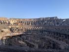The inside of the Colosseum