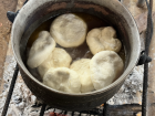Cooking the dumplings