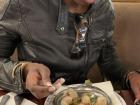 This is me right before I ate the escargot. You can see the fear in my eyes!