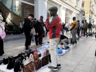 Many vendors in Madrid sell affordable lookalikes of Gucci bags and similar products