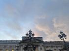 Buckingham Palace during a gorgeous sunset 