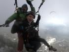 Paragliding over the Swiss Alps