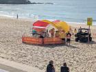 Volunteer surf rescue teams keep swimmers safe on popular beaches in Sydney including Coogee beach.