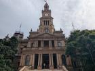 Sydney Town Hall is located in downtown, housing council offices and serving as a meeting location for global leaders.