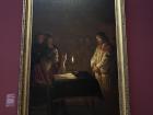I love this painting from the National Gallery because you can see how the painter made everything look dark with the one light being the candle