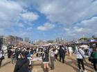 So many delicious smells came from hundreds of food stands here 