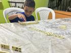 A game of dominos with Stipher/Un juego de dominos con Stipher