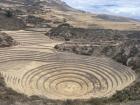 Moray terraces archaeological site near Cusco