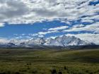 Mt. Mururaju seen from the grasslands near Catac
