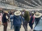 My dad learning to dance at a party in Chiquian