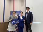 With a student ready to study abroad at a U.S. university
