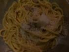 Carbonara, a pasta dish local to Rome!