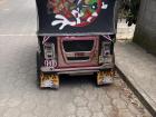 A tuk-tuk with Loony Toons decorations