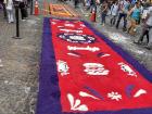 An alfombra made by a Wendy's in Antigua