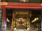 Inside of a large temple in Asakusa