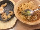 My friends and I went to an Italian restaurant afterwards, where I tried snail!
