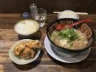 Ramen with karaage on the side 