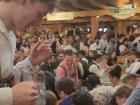 Here is me with my friends enjoying drinks at Oktoberfest