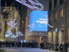 Light installation at Duomo square!