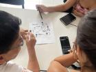My adult community class students learned daily routine vocabulary this week
