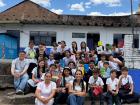 My sixth grade students sat for a group picture after our gift exchange for Día de Amor y Amistad, a Colombian holiday similar to Valentine’s Day