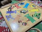 A popular board game called Parqués, which many families play during the holidays