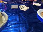 A competitive game of cards at my birthday