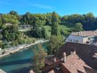 A beautiful Bern view. Can you spot the faded chocolate shop sign?