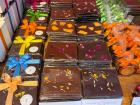 There were so many flavors. I chose hibiscus; my friends chose mango and pistachio